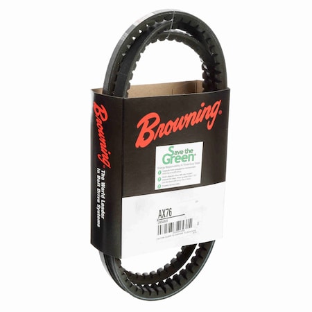 Browning EPDM Notched Belt 98% Efficient AX76